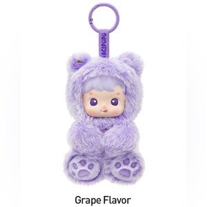 Pop Mart Hacipupu Gummy Bear Series Vinyl Plush Pendant Blind Box Grape Purple